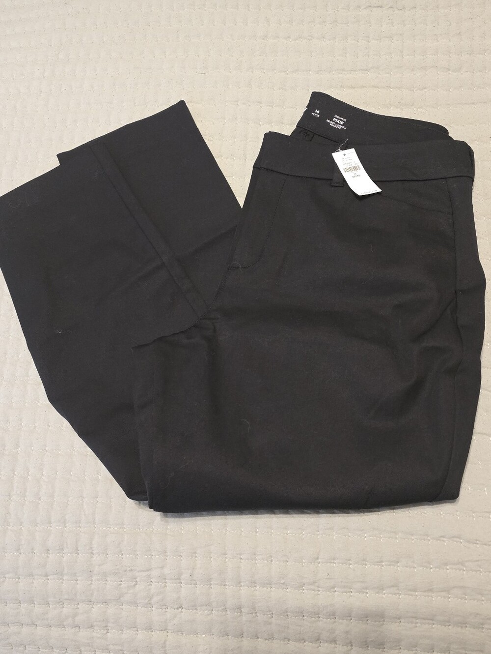 Old Navy Black Pixie High-Rise Petite Pants